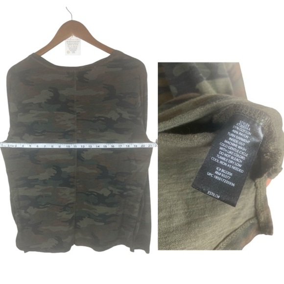 SOCIAL Standard long sleeve camo tee / XXL - Picture 2 of 6